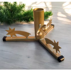 Stojak choinkowy z motywem gwiazdy betlejemskiej – metalowy, ręcznie wykonany Stojak choinkowy z motywem gwiazdy betlejemskiej – metalowy, ręcznie wykonany